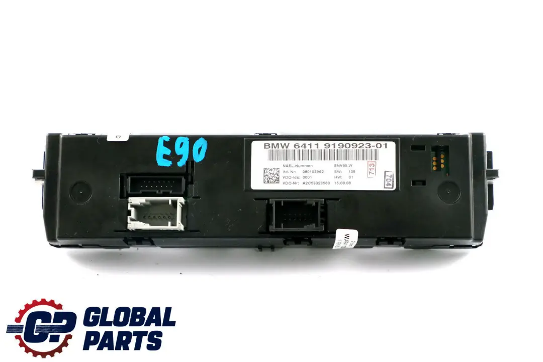 BMW Serie 1 3 E87 E90 E91 LCI Control de Aire Acondicionado 9190923