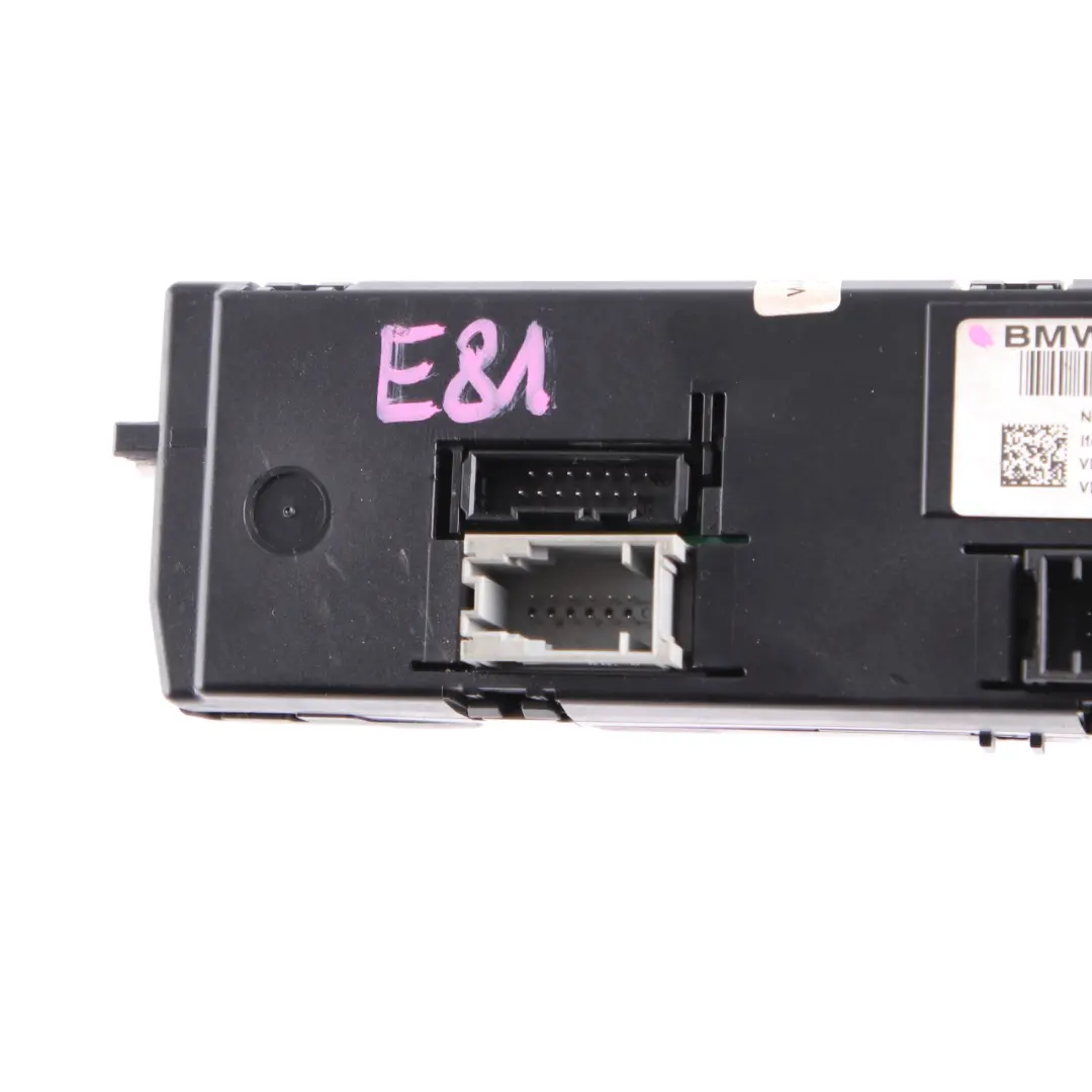 Heater Control Switch BMW E81 E87 Manual Switch Panel Black 9190925