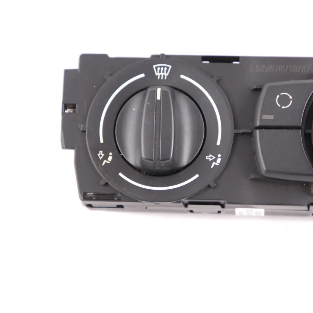 Heater Control Switch BMW E81 E87 Manual Switch Panel Black 9190925