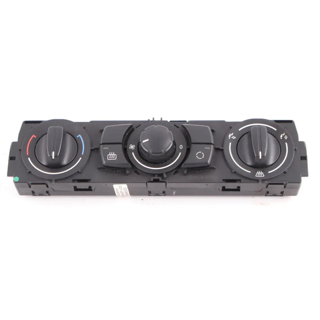 Heater Control Switch BMW E81 E87 Manual Switch Panel Black 9190925