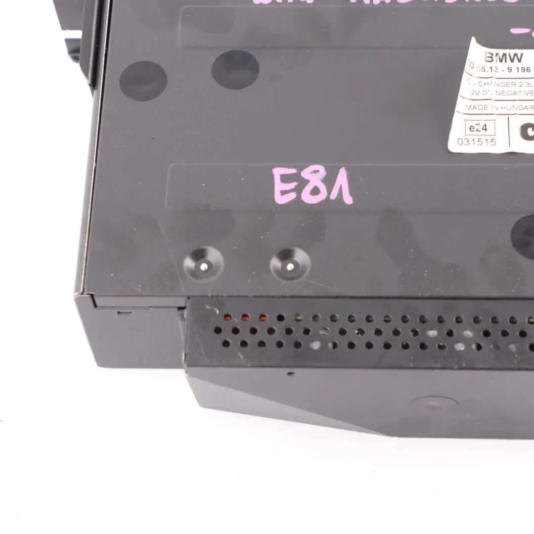 BMW E81 E87 E90 E91 E92 Changeur CD 6 disques avec chargeur 9196669