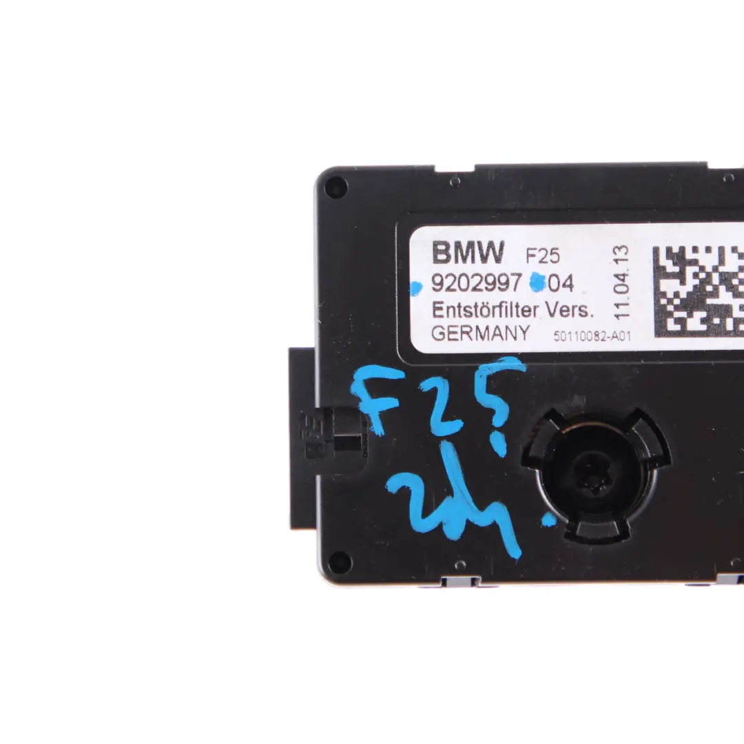 Filtro Supresión BMW F25 F26 Filtro Alimentación EMI Unidad Control 9202997