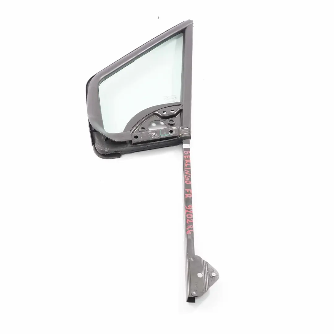 Citroen Berlingo Quarter Window Front Door Right O/S Glass Glazing AS2 9202R6