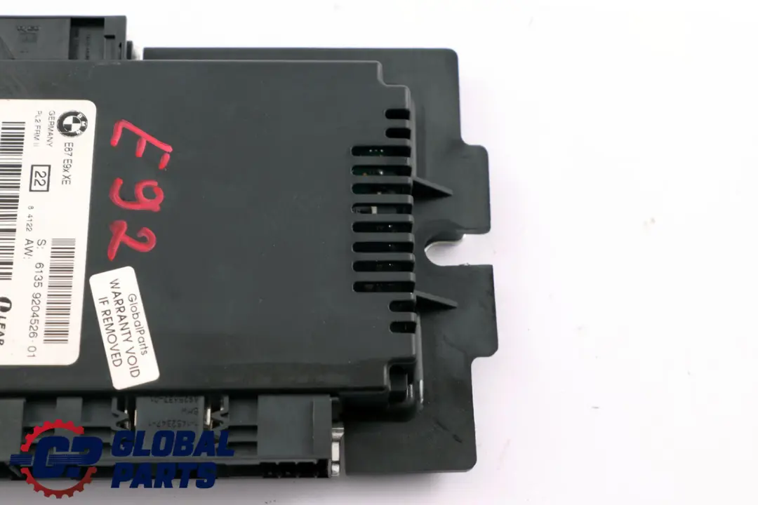 BMW E92 Xenon Footwell Light Module Control Unit ECU PL2 FRM II 9204526