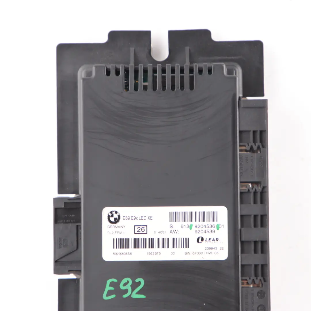 BMW E92 Footwell Light Module ECU Control Unit LED XE PL2 FRM II Lear 9204536