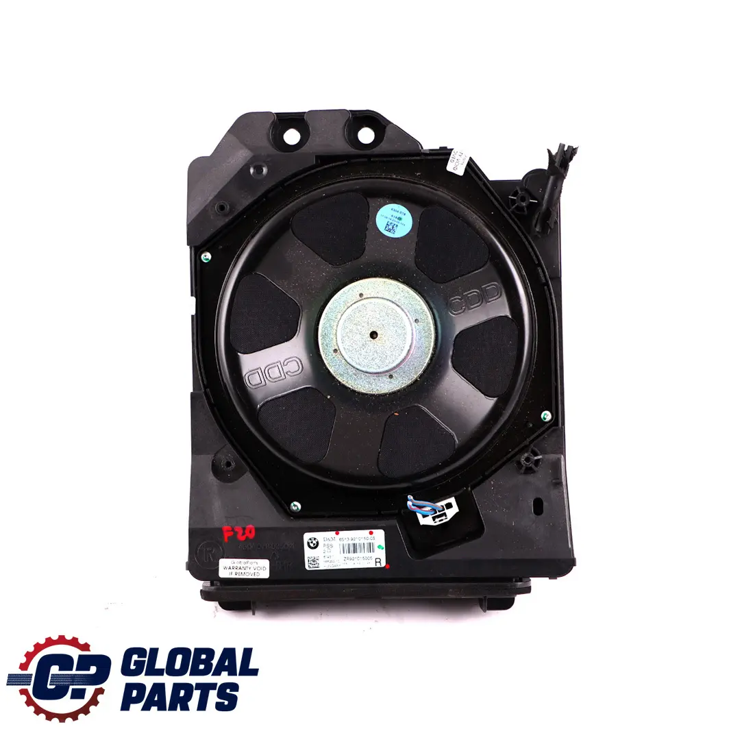 BMW F20 F21 F30 F31 Altavoz de graves central derecho Hi-Fi Subwoofer 9210150