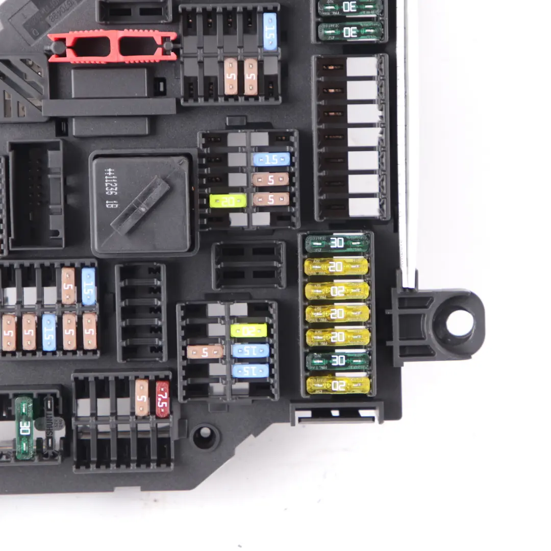 BMW X3 F25 Caja fusibles Unidad de control distribución de energía Caja trasera