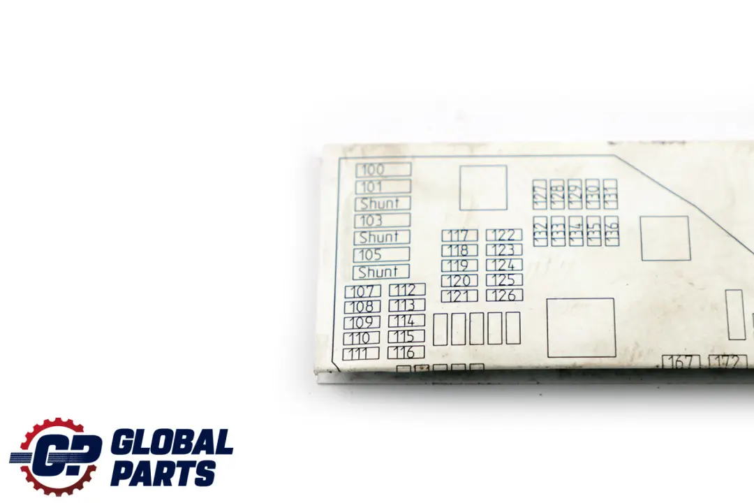 BMW 5 Series F10 F11 Key Map Fuse Grouping 9211868