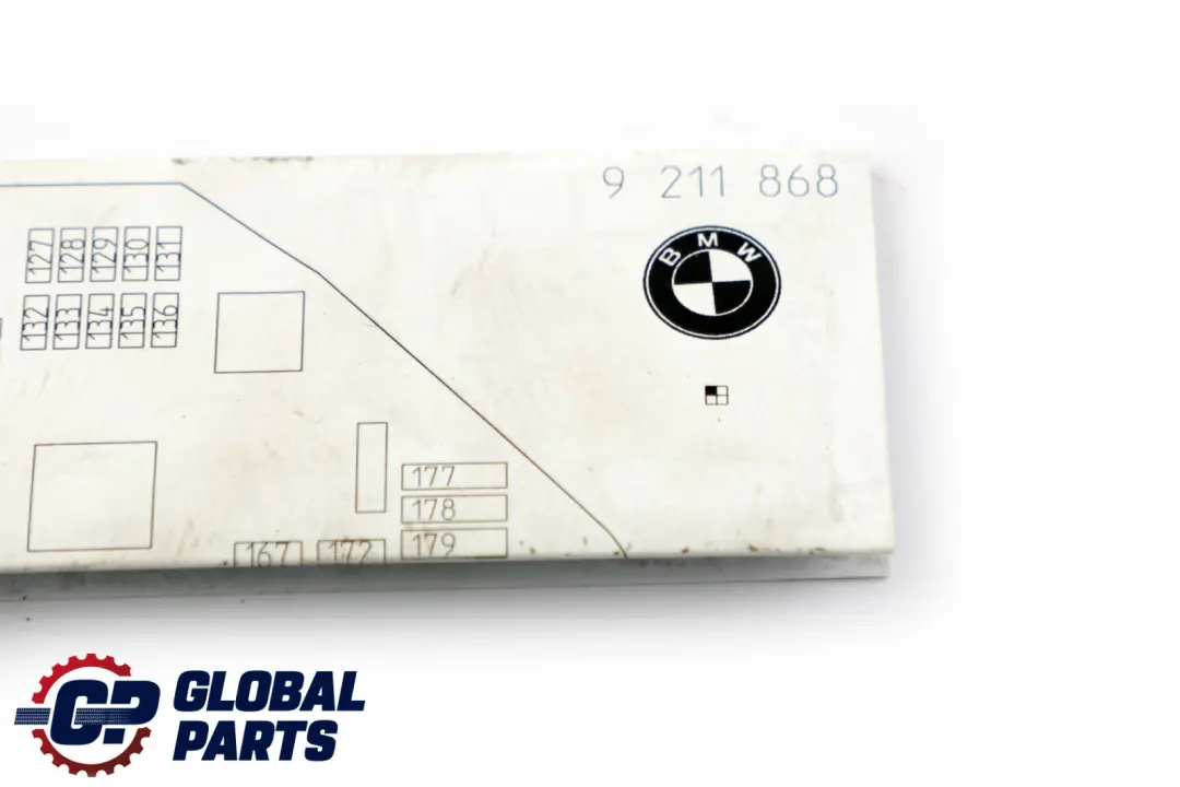 BMW 5 Series F10 F11 Key Map Fuse Grouping 9211868