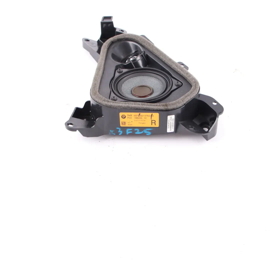 Audio Speaker BMW F25 D-Pillar Right Hi-Fi Stereo Tweeter Harman/Kardon 9213760
