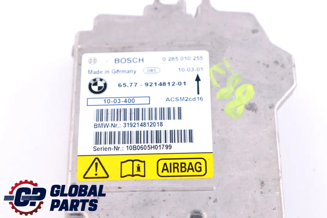 BMW E88 E93 LCI Moduł Sensor AIRBAG 9214812