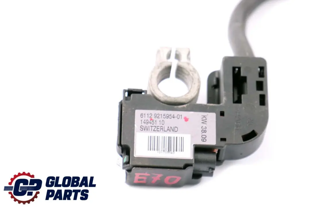 BMW X5 X6 Series E70 E71 Negative Battery Cable 9215954 61129215954