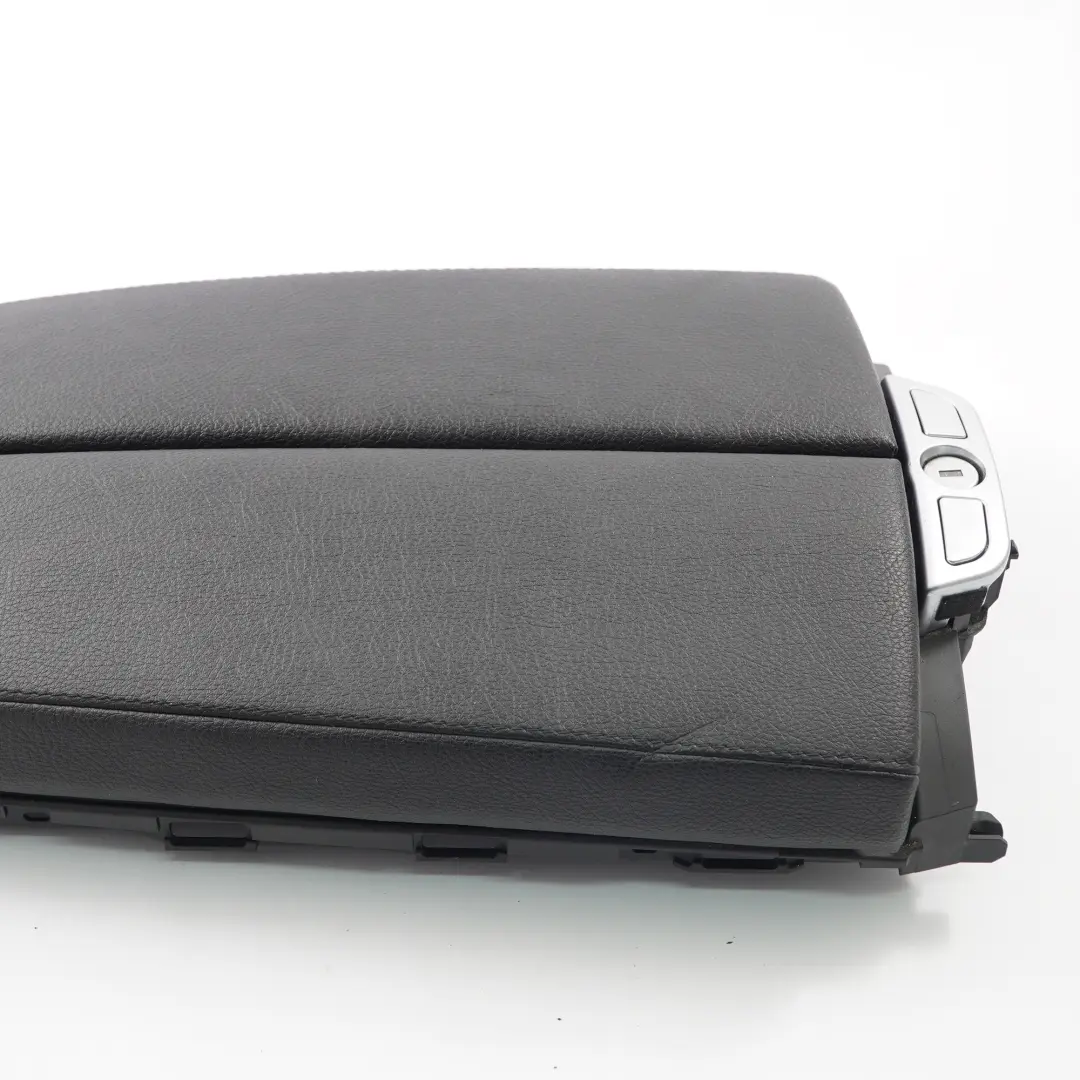 BMW F13 Armrest Centre Console Arm Rest Cover Front Middle Leather Black 9216408