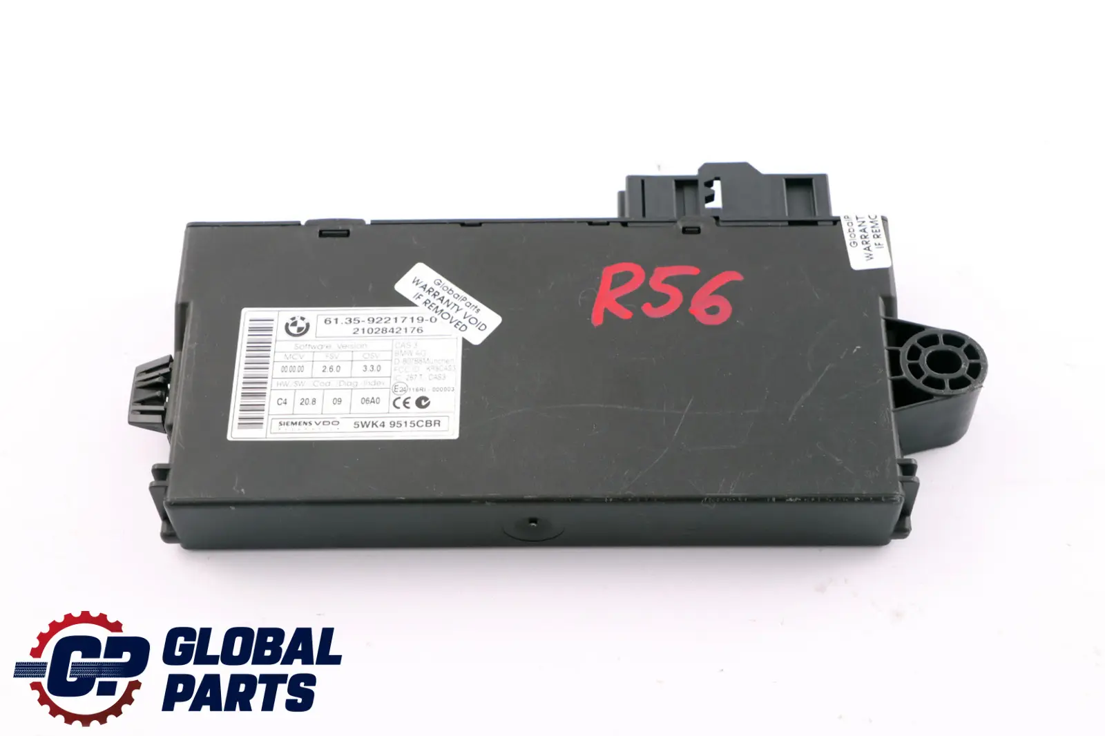 Mini R55 R56 R60 CAS 3 ECU Unidad De Control Modulo De Lectura De Llaves 9221719