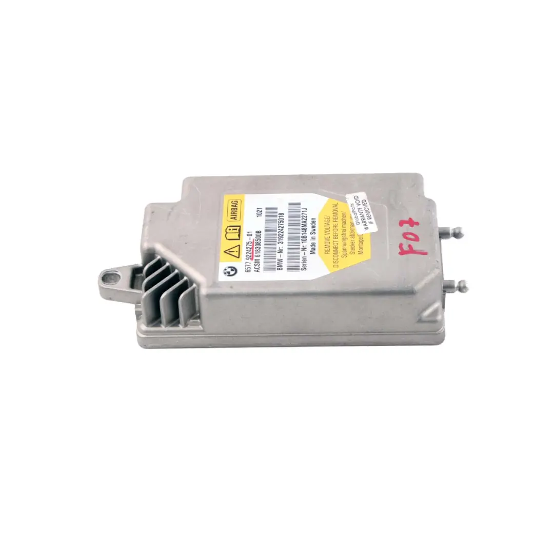 BMW F01 F02 F07 GT Unidad Control Módulo Aire ECU 9224275