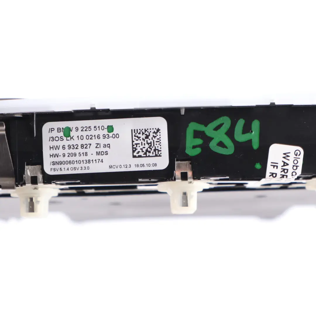 Roof Light BMW E91 X1 E84 Interior Reading Lamp Switch Panel Black 9225510