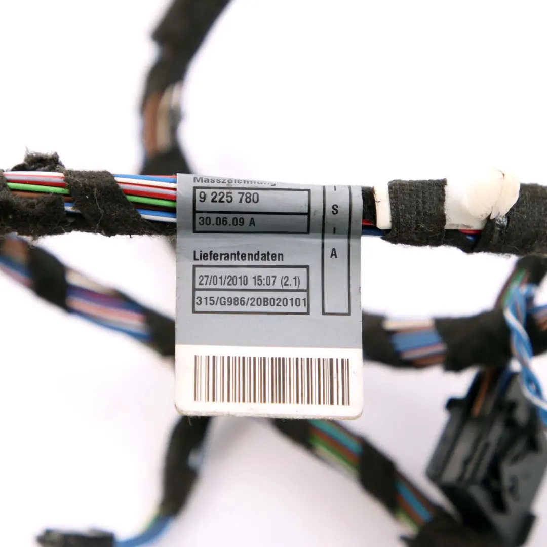 BMW Z4 E89 Driver's Side Door Wiring Harness Loom Module Carrier 9225781