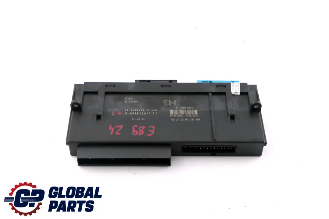 BMW Z4 E89 Body Control Module H3 Junction Box ECU  9229880