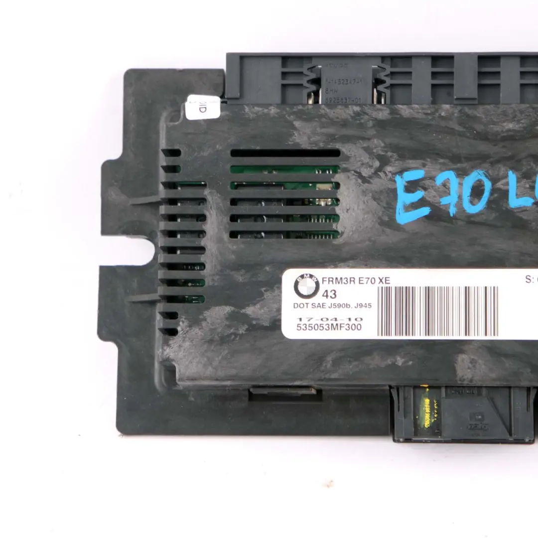 BMW X5 Series E70 Footwell Light Control Module Unit Lear FRM3R VDM 9230432