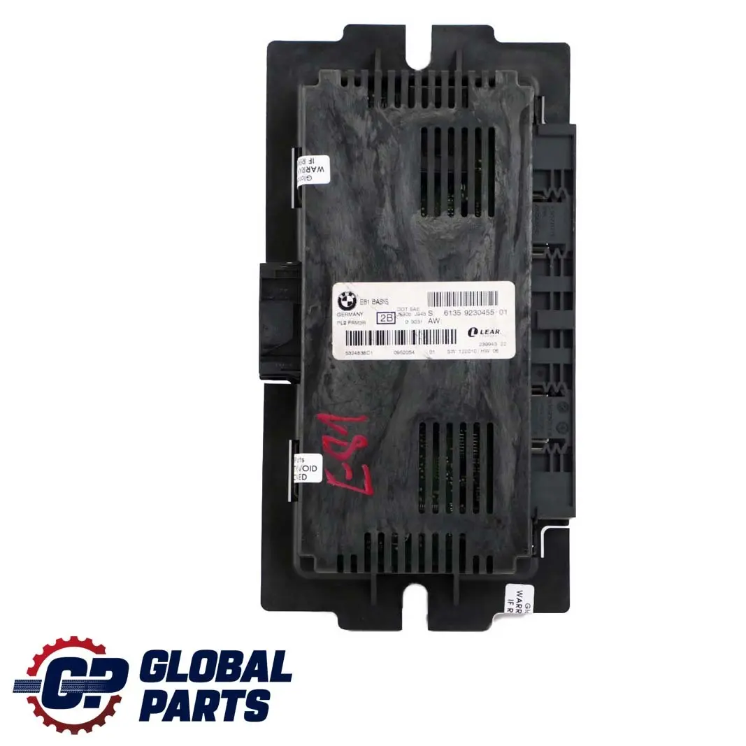 BMW E81 ECU Moduł Sterownik Świateł 9230455