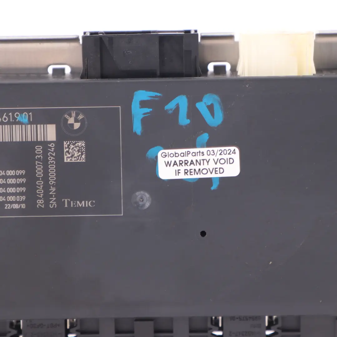 BMW F10 ECU FRM III Moduł Sterownik Świateł 9236461