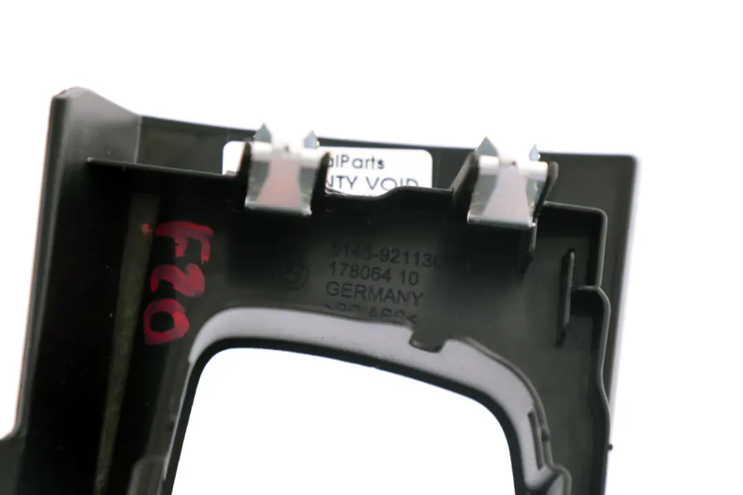 Light Switch Surround Trim Cover Black BMW 1 2 Series F20 F21 F22 F23 LCI - SKU rhd-9236579 - Part number 9236579