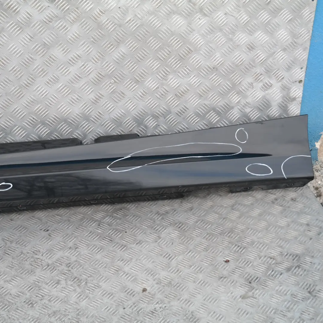 BMW E87N LCI Bas de Porte Couverture Seuil A Gauche Noire