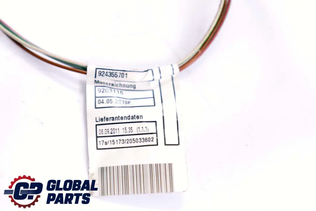 BMW X6 Series E71 Cable Loom Door Rear Left Right N/O/S Wiring Harness 9243557