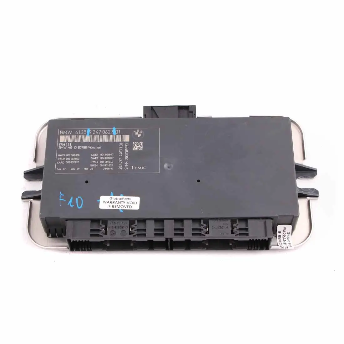 BMW 5 Series F10 Light Control Footwell Module ECU Unit FRM3 9247062