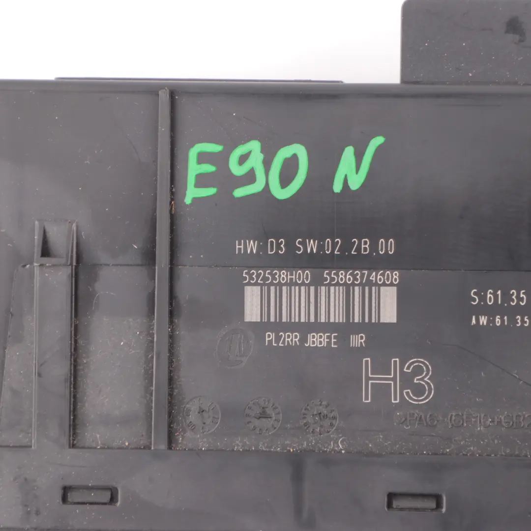 BMW E90 LCI ECU Body Control Module H3 Junction Box PL2RR JBBFE IIIR 9247474