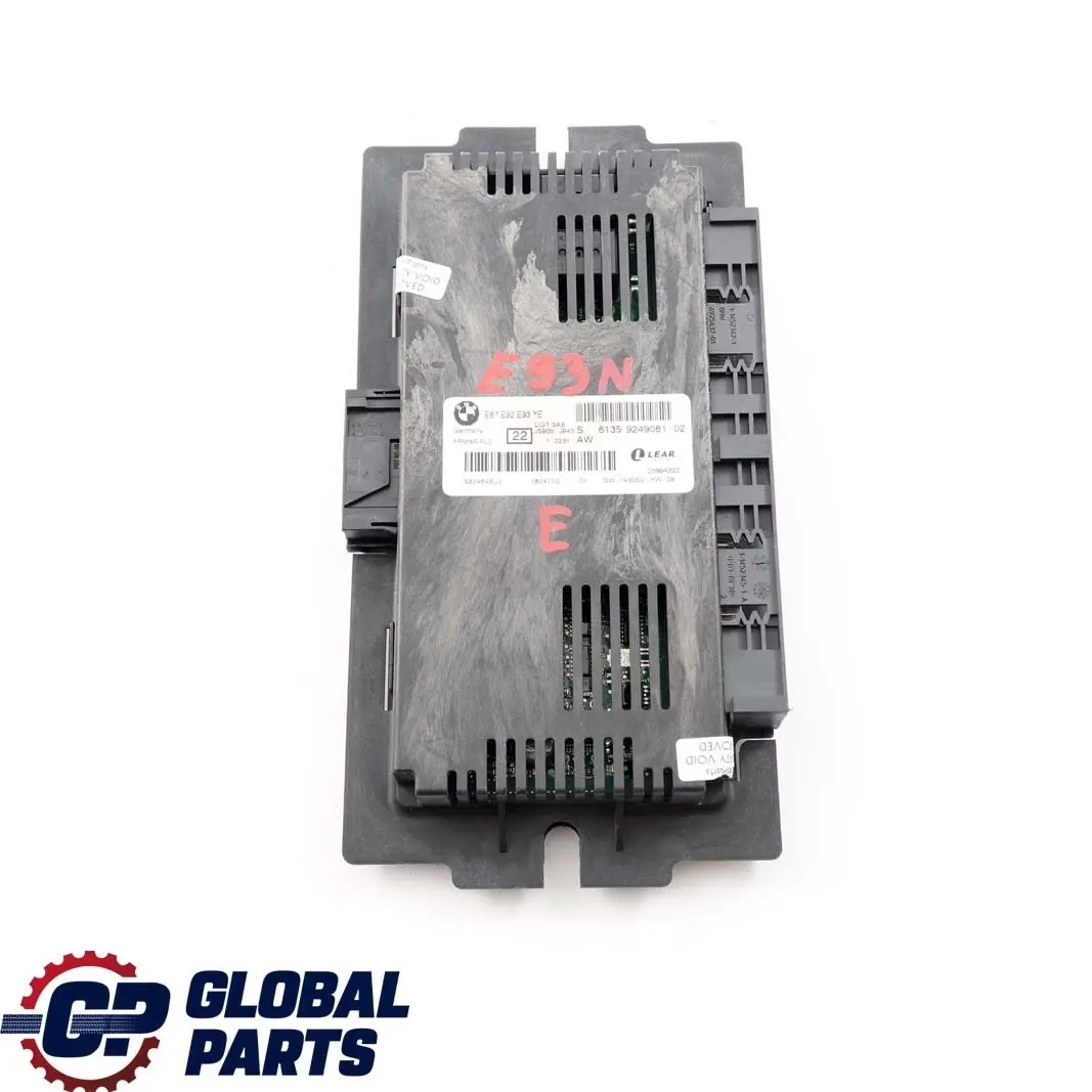 BMW E93 Footwell Light Control Module FRM3R PL2 Lear 9249081