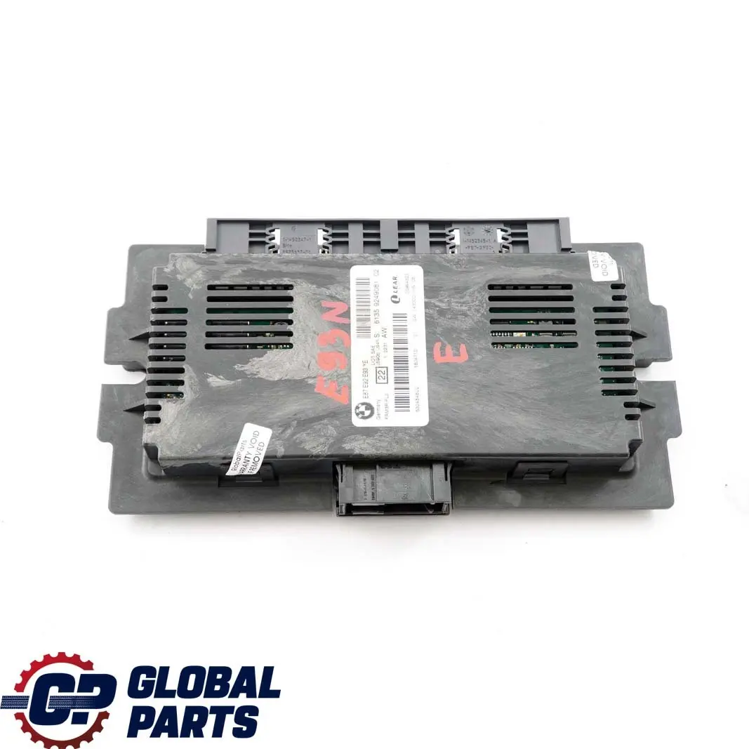 BMW E93 Footwell Light Control Module FRM3R PL2 Lear 9249081