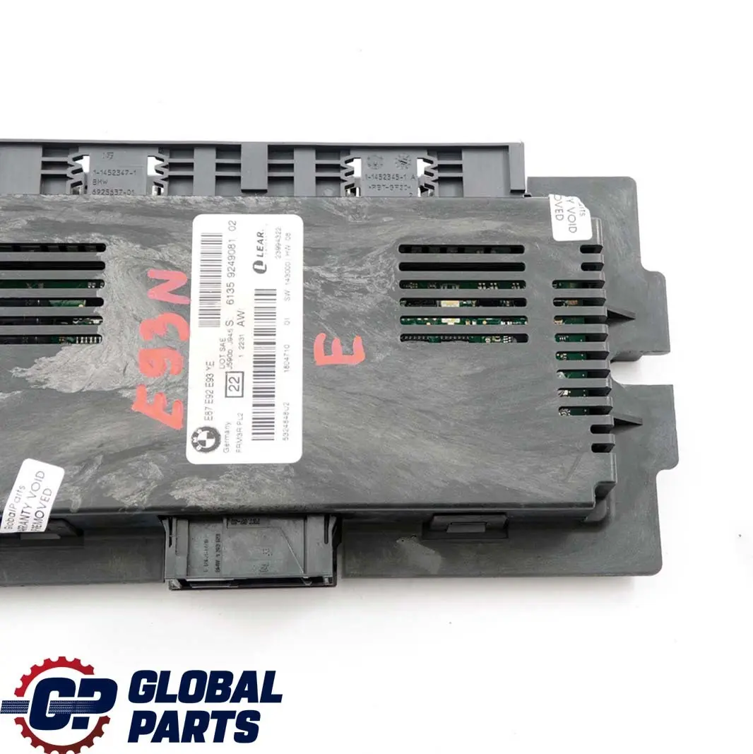 BMW E93 Footwell Light Control Module FRM3R PL2 Lear 9249081