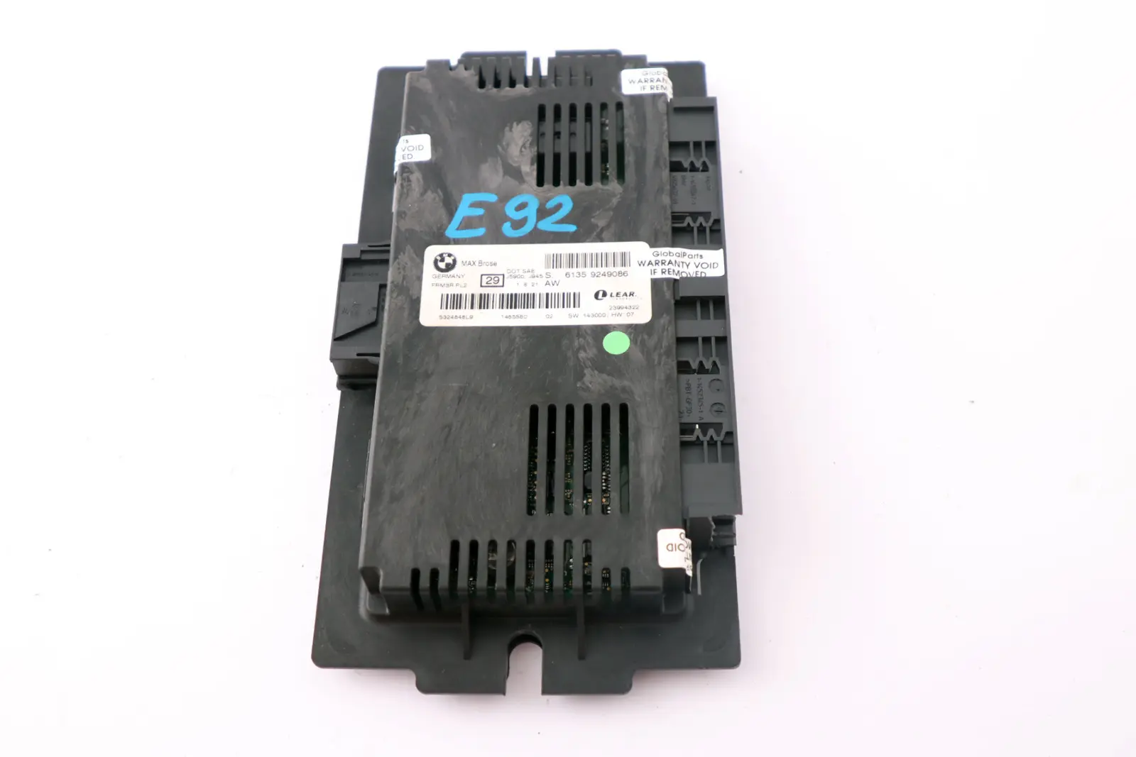 BMW 3 Series E92 Max Brose Footwell Light Module Control Unit ECU FRM3R 9249086