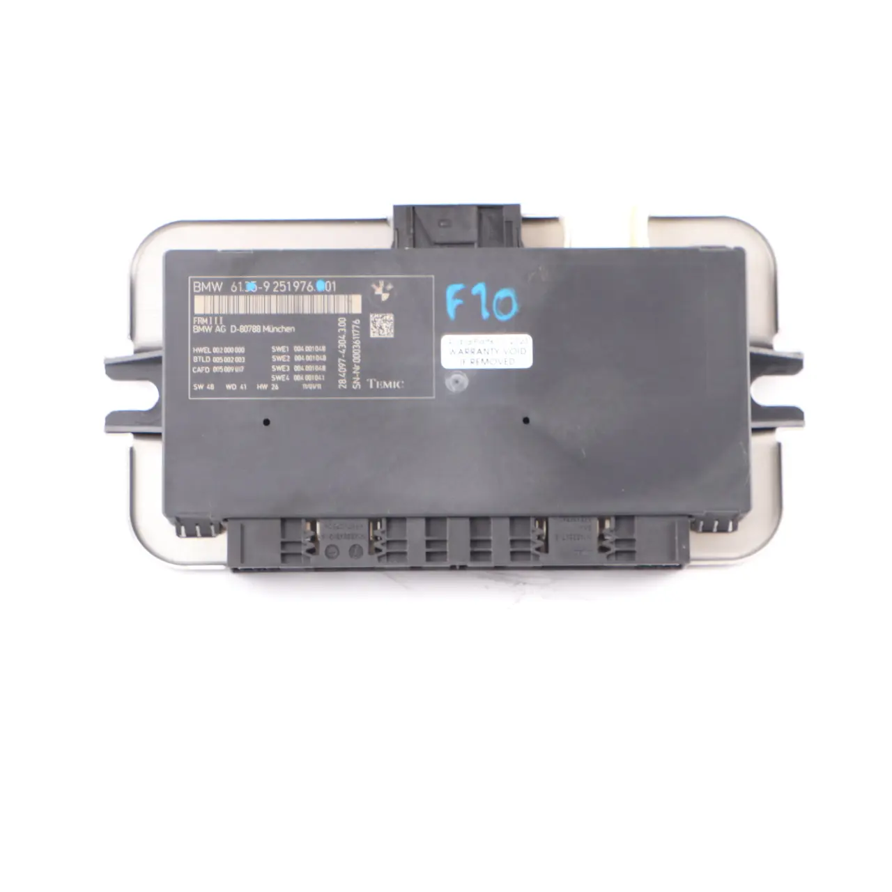 BMW F10 Footwell Light Control Unit Module ECU FRM III 9251976