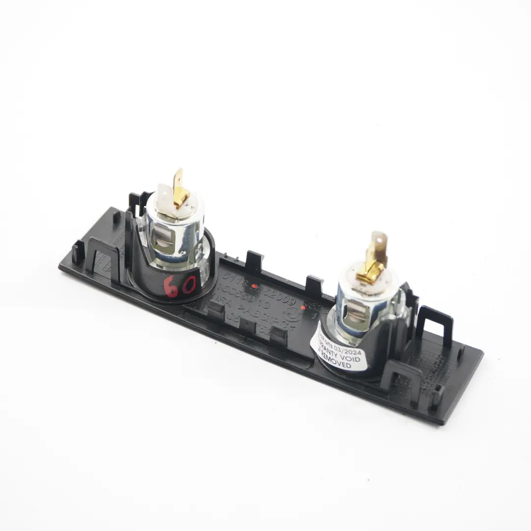 Tomas de corriente BMW F15 F16 Consola trasera 12V Toma 9252009