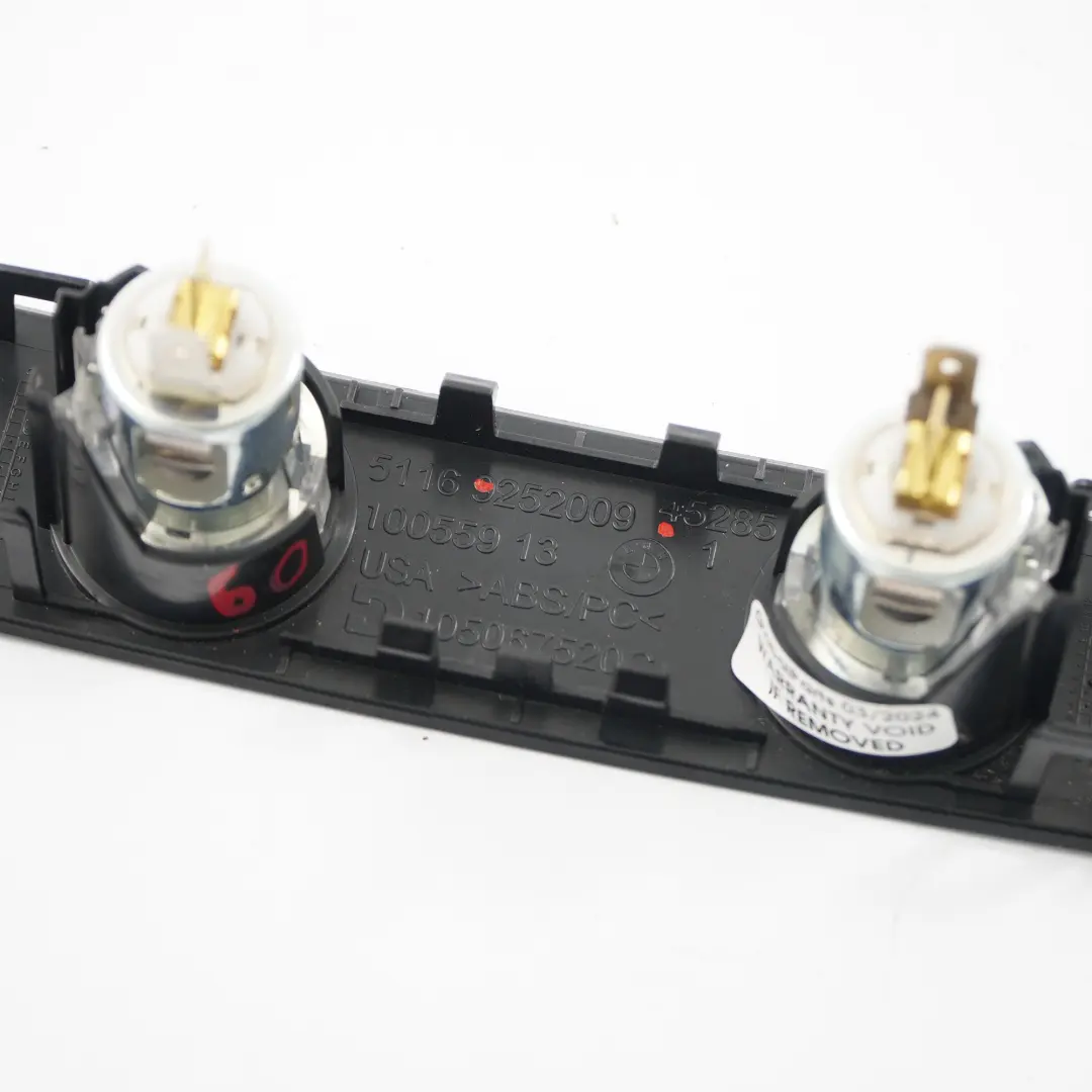 Tomas de corriente BMW F15 F16 Consola trasera 12V Toma 9252009