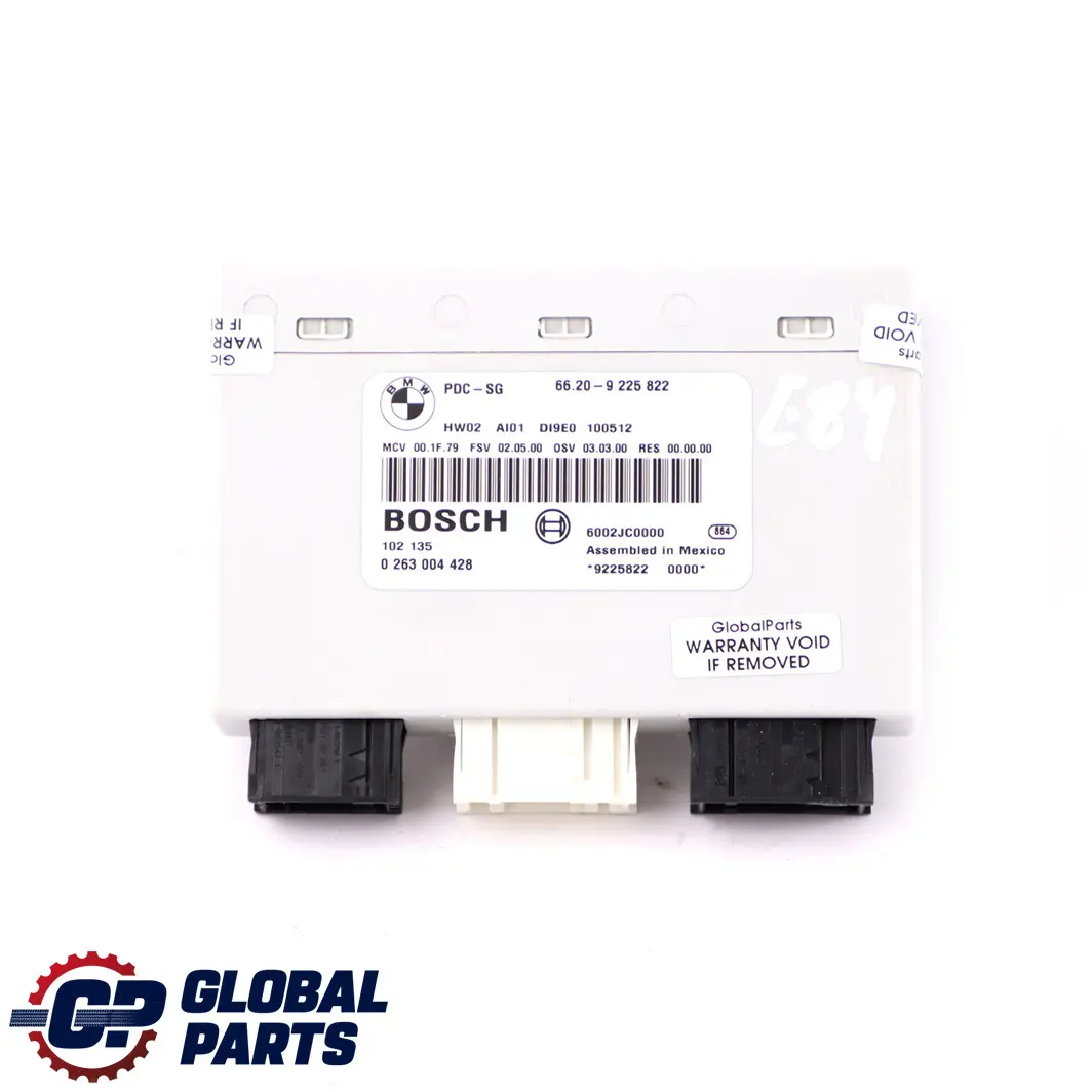 BMW X1 E84 PDC Sensor Módulo De Control De Aparcamiento Unidad ECU 9225822