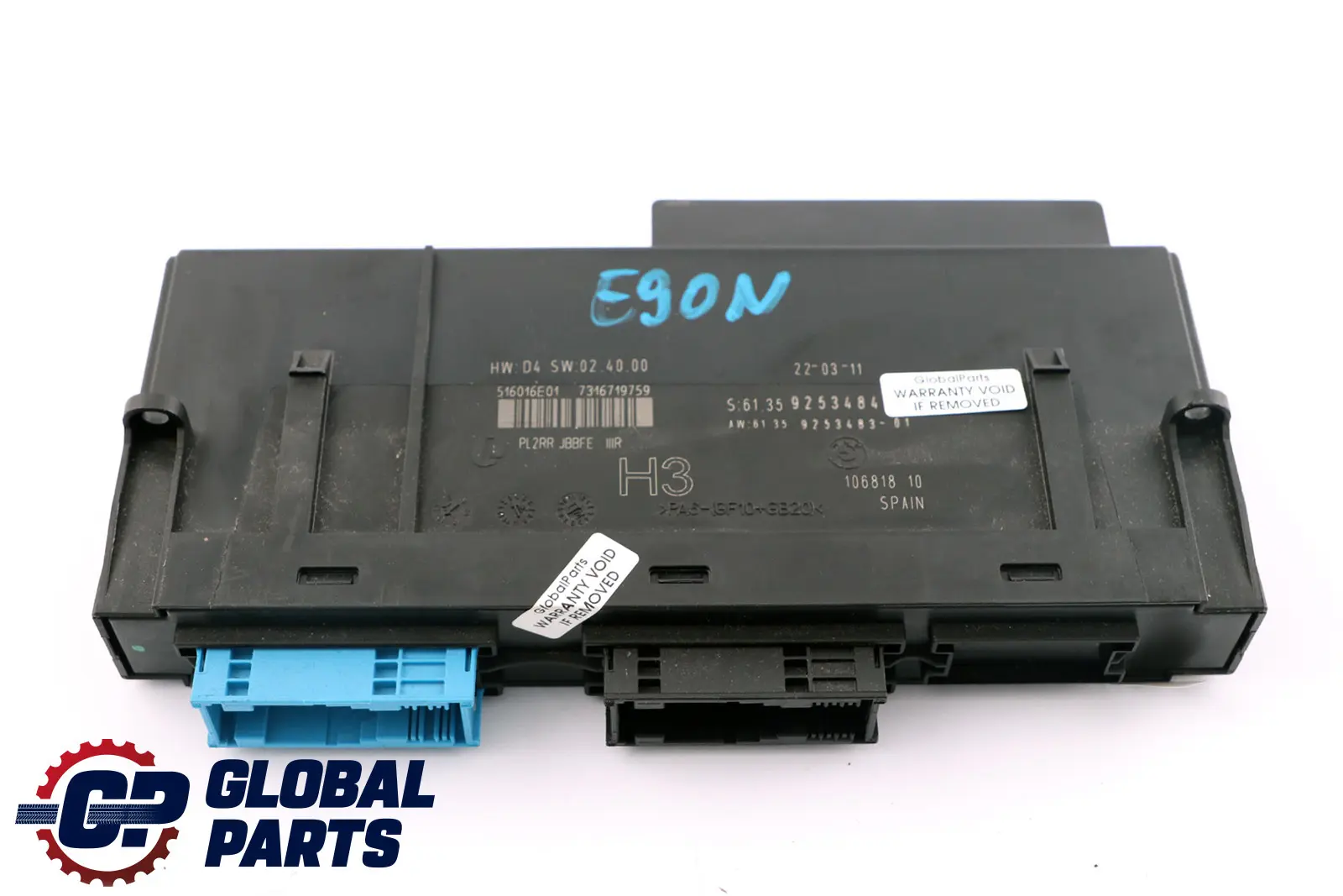 BMW E90 LCI ECU Módulo de Control del Cuerpo H3 Caja de Conexiones 9253484