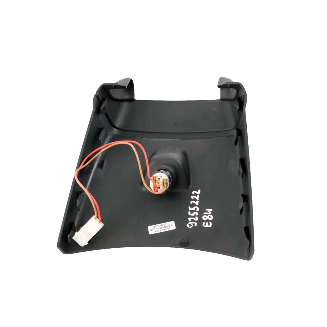 Cover Centre Console BMW X1 E84 Rear Trim Panel Black 9255222