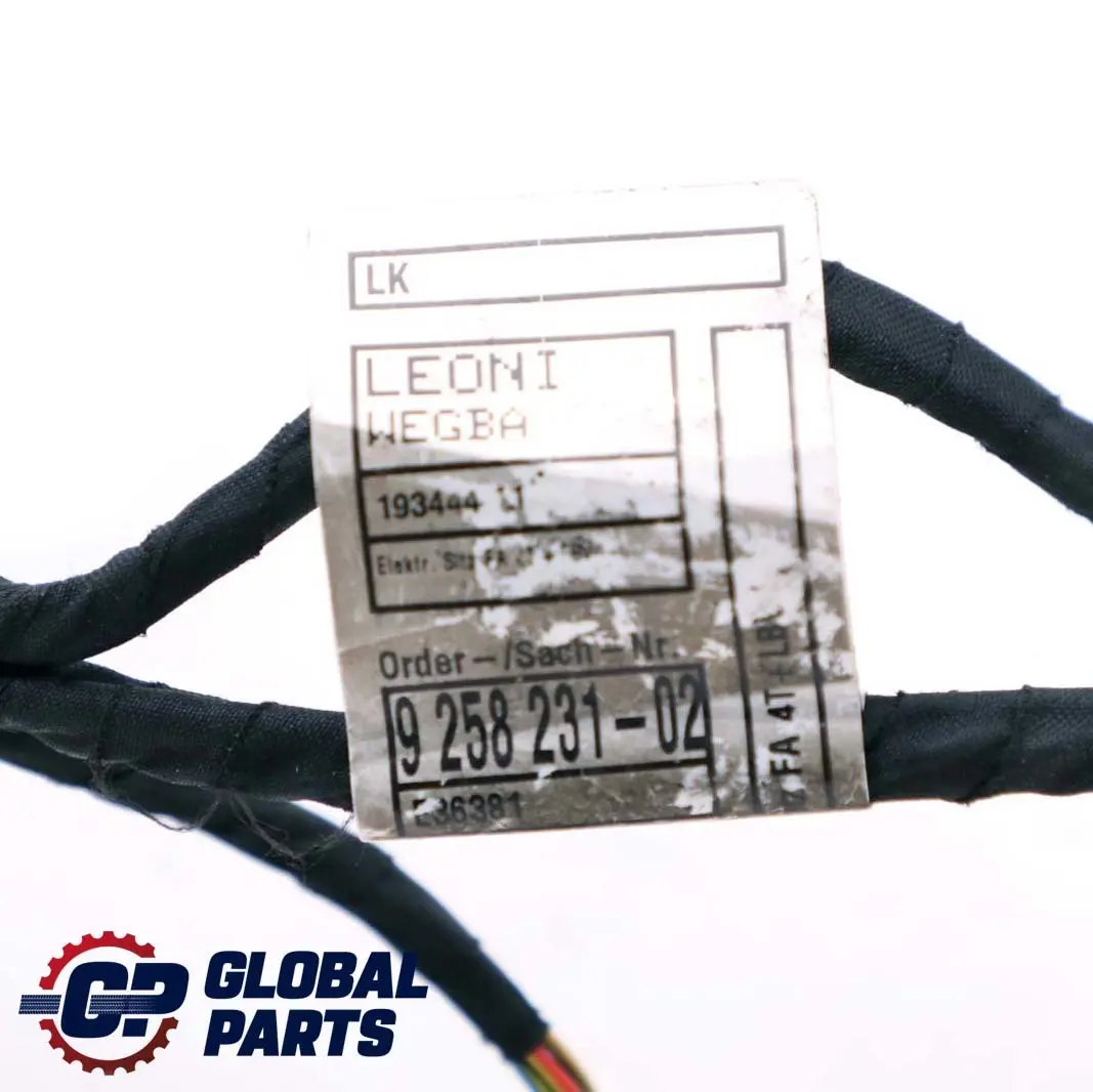 BMW 1 3 4 Series F20 F30 F32 Seat Wiring Loom Electric Harness 9258231 9258228