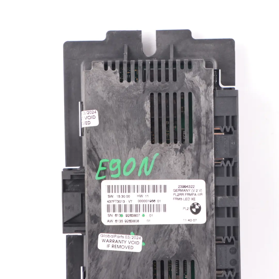 BMW E90 LCI Footwell Light Module Control Unit ECU FRM3 LED PL2RR 9263807