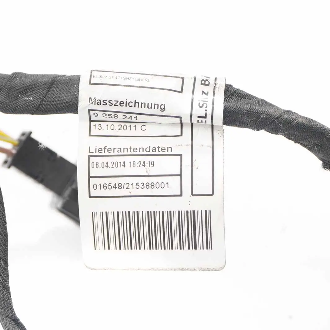 Seat Wiring BMW F20 F30 F31 F34 Passenger's Side Cable Loom Harness 9264625