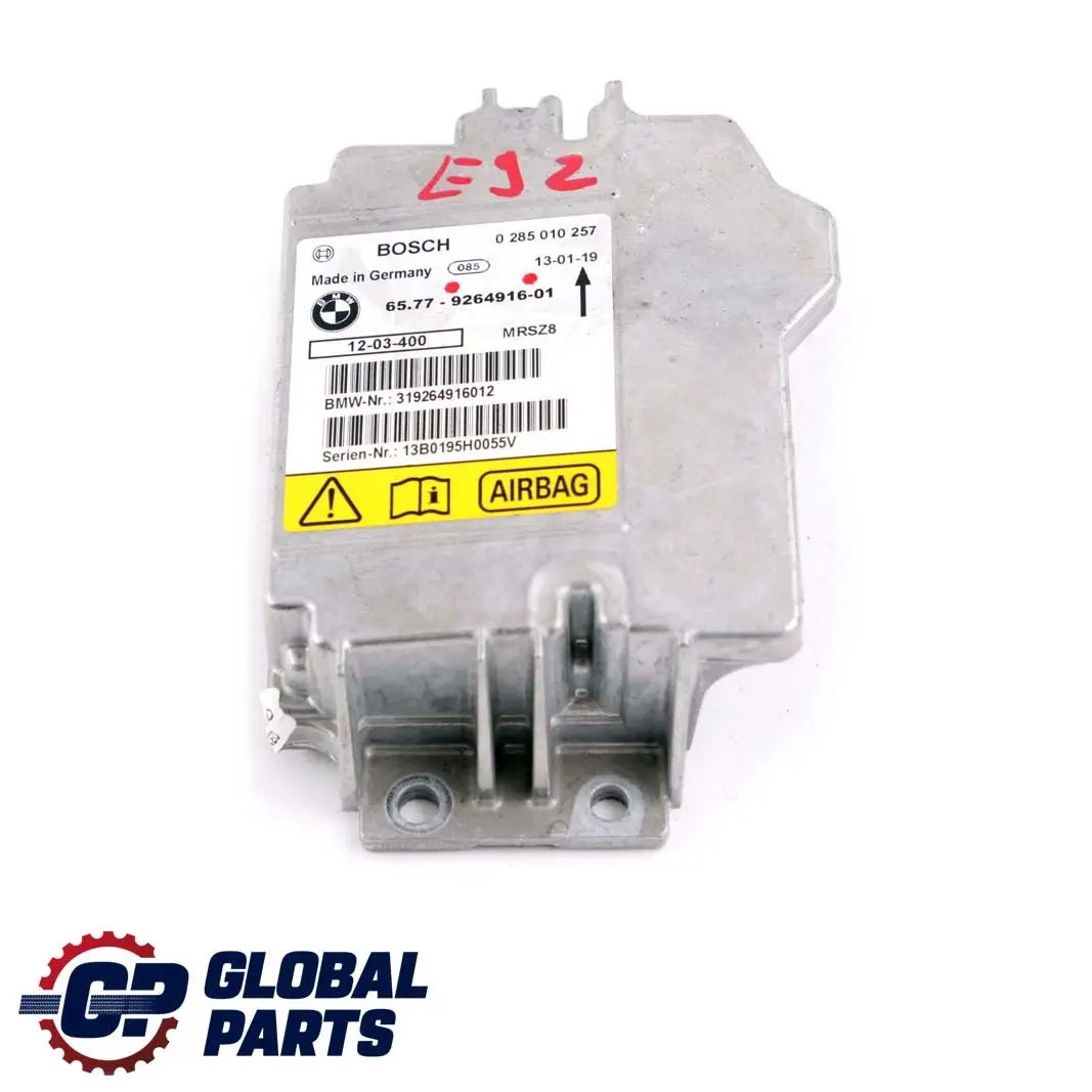 BMW E82 E88 E92 E93 LCI Unidad control airbag ECU