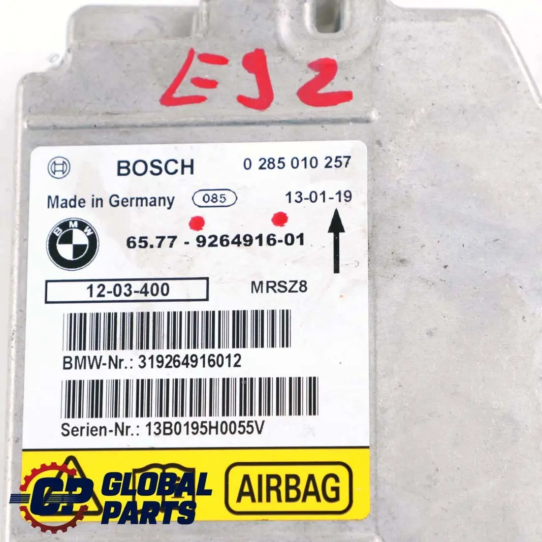 BMW E82 E88 E92 E93 LCI Moduł Sensor Poduszek 9264916