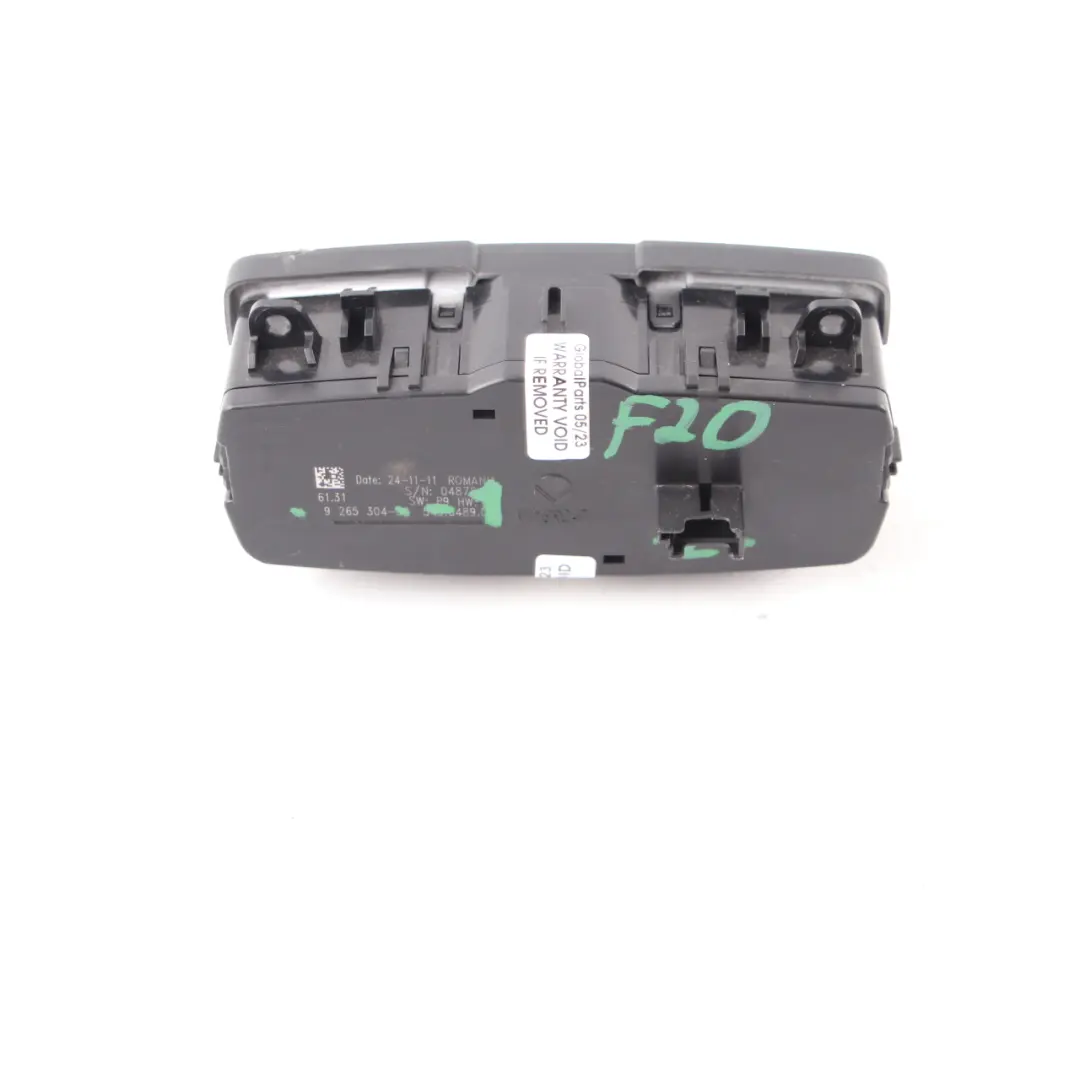 Light Switch BMW F20 F21 F30 F31 Headlight Control Panel 9265304