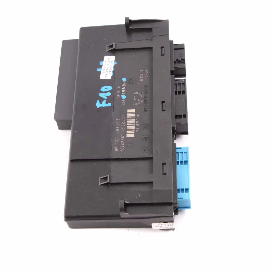 Módulo Control Carrocería BMW F10 ECU Caja Conexiones V2 JBBFE III Lear 9267466