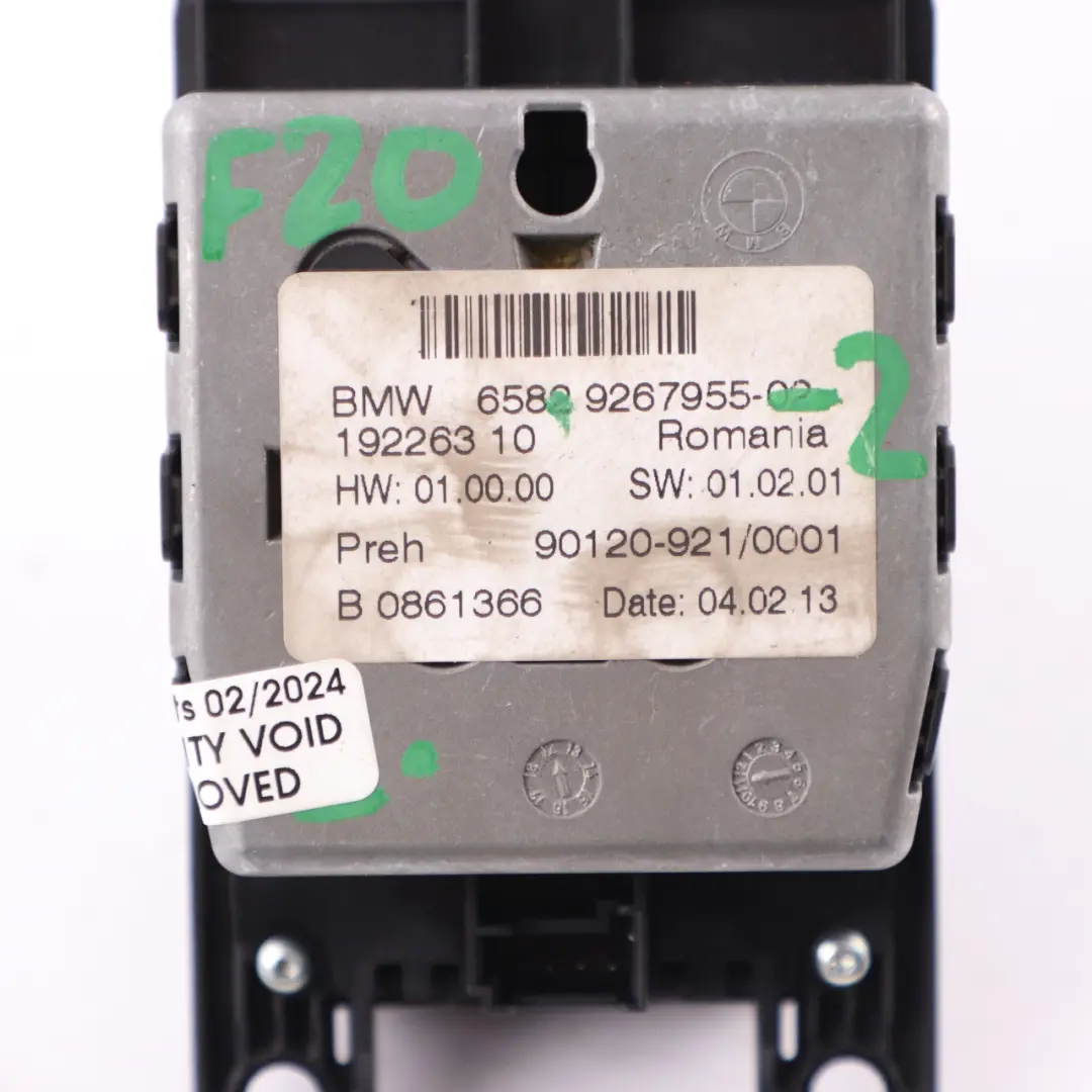 BMW F10 F20 F30 F31 iDrive Controller Unit Knob Switch Button 9267955