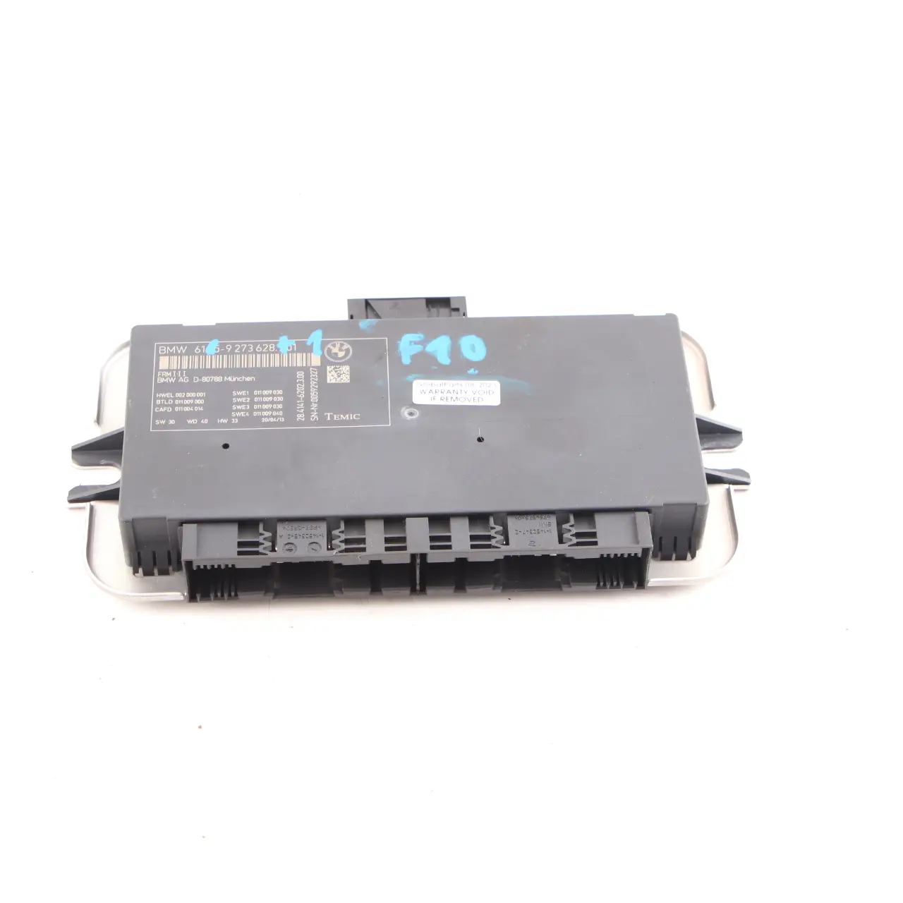 BMW F10 Light Control Footwell Module Unit ECU FRM III 9273628