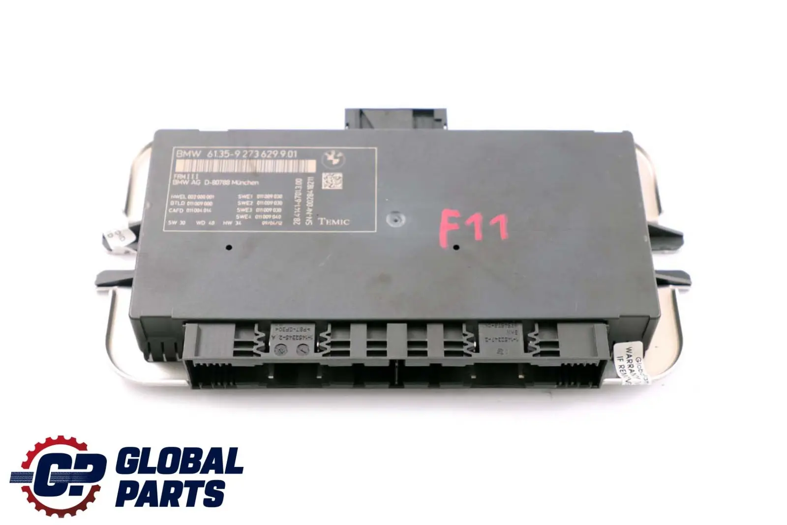 BMW 5 Series F11 Footwell Light Module ECU Control Unit FRM III TEMIC 9273629